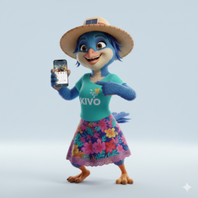 KIVO showing the app